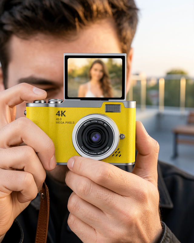 LK007 FOTOĞRAF MAKİNESİ SARI