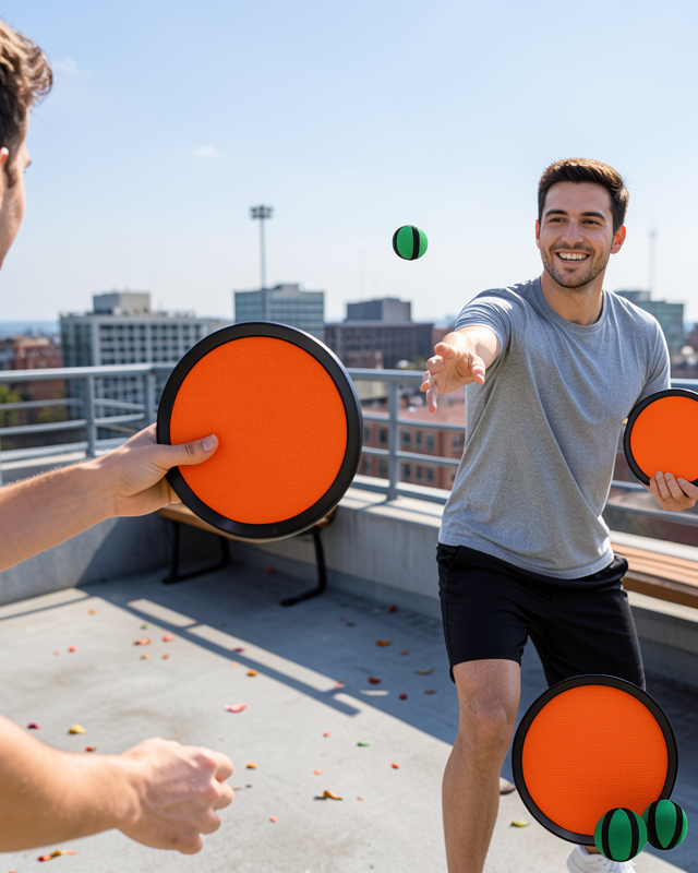 Catch Ball Set Çocuklar İçin Top Yakalama Oyunu Eğlence Seti
