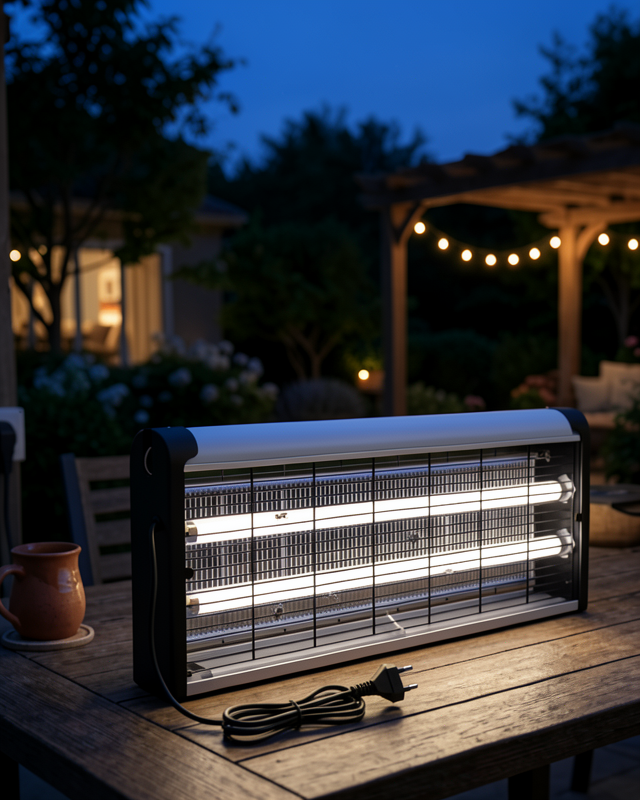 UV Işıklı Elektrikli Sinek Savar 10W Sessiz Haşere Öldürücü Lamba