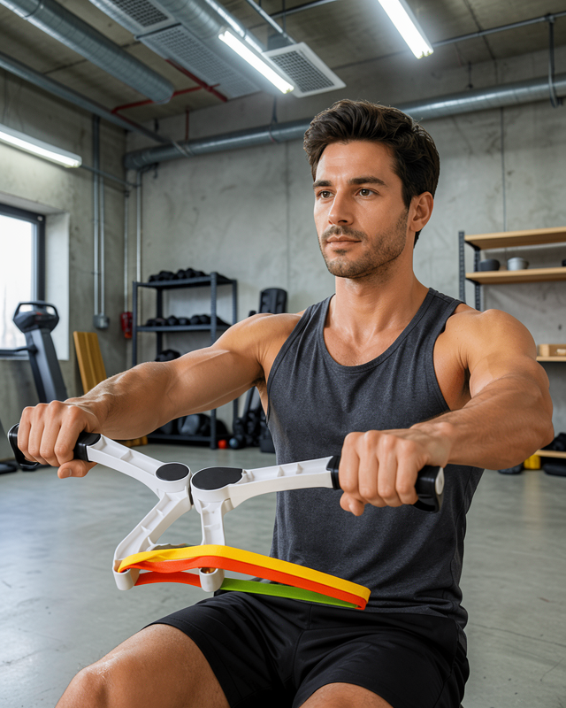 Evde Spor İçin Direnç Bantlı Üst Vücut Egzersiz Aleti