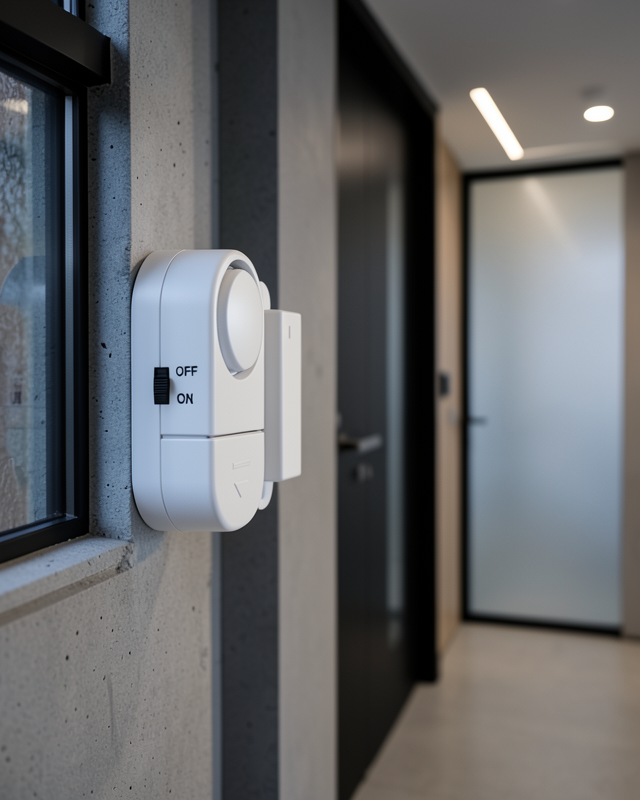 Kapı ve Pencere Güvenlik Alarmı 90 dB Sesli Manyetik Sensörlü Taşınabilir