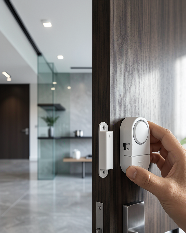 Manyetik Sensörlü Alarm Kapı Pencere İçin 90 dB Güçlü Sesli Uyarı Sistemi