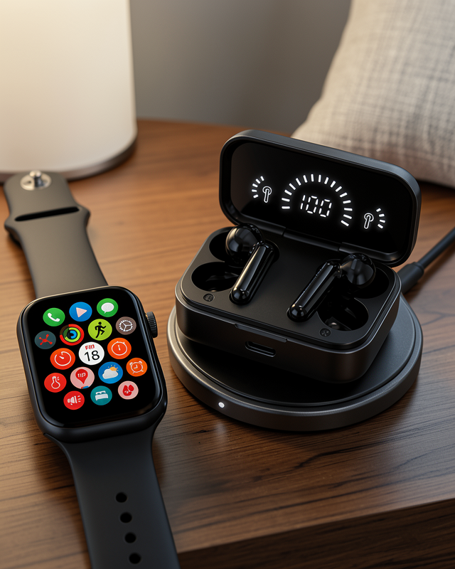 Spor ve Günlük Kullanıma Uygun Akıllı Saat ve Bluetooth Kulaklık Seti Yüksek Performans