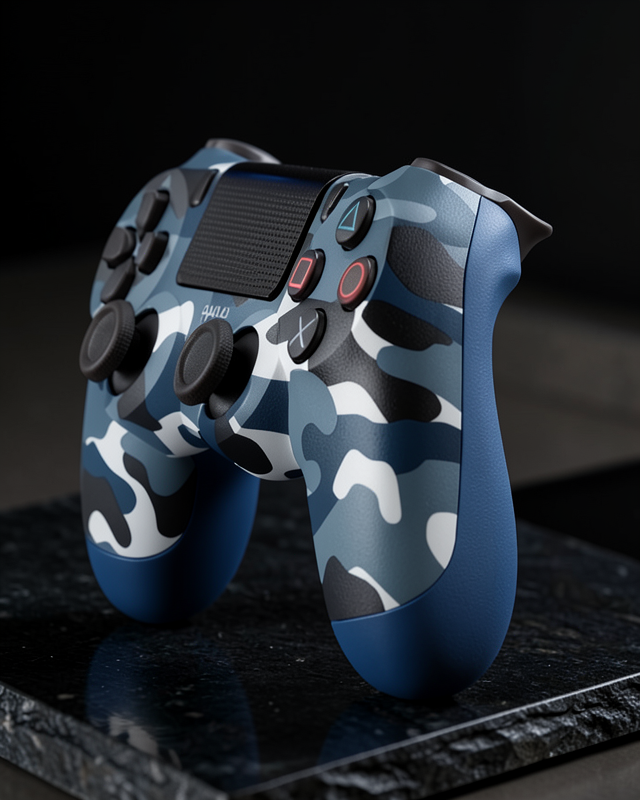 PS4 Oyun Kolu Kamuflaj Desenli Joystick