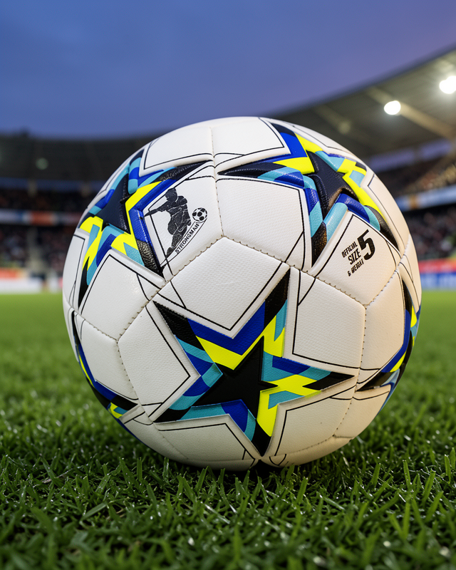Profesyonel Dikişli Futbol Topu Dayanıklı Kaymaz Yüzeyli Antrenman Topu