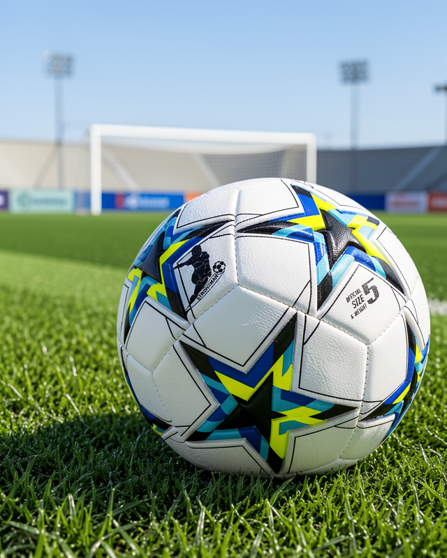Antrenman ve Maç İçin Futbol Topu Kaymaz Yüzeyli Dengeli Sekme Yapısı