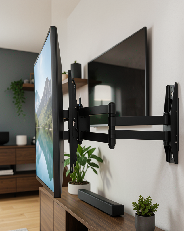 27 55 İnç Hareketli TV Askı Aparatı Duvara Monte TV Taşıyıcı