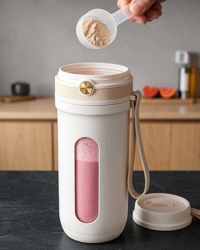 Taşınabilir Şarjlı Blender Smoothie ve Buz Kırıcı Özellikli 350 ML
