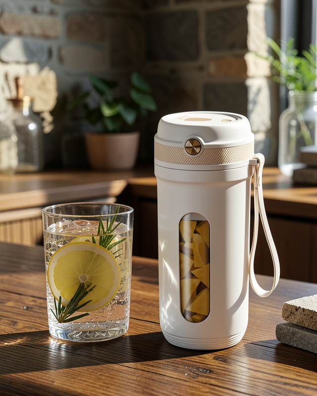 USB Şarjlı Mini Smoothie Blender Pratik Meyve Karıştırıcı 350 ML