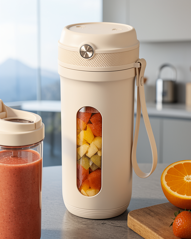 Kablosuz Taşınabilir Blender Güçlü Motorlu Meyve Sıkıcı ve Smoothie Hazırlayıcı