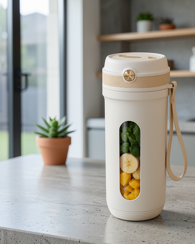 Spor ve Seyahat İçin Taşınabilir Smoothie Blender USB Şarj Destekli