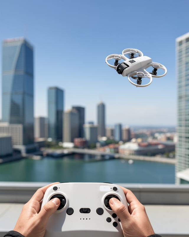 Çocuk ve Yetişkin Kullanımına Uygun Kameralı Akıllı Drone