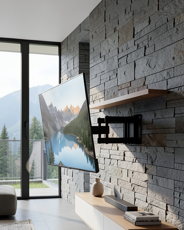 Duvara Monte Hareketli TV Aparatı LED LCD ve Smart TV Uyumlu