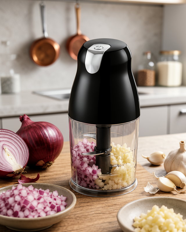 Turbo Fonksiyonlu Mutfak Doğrayıcı 1.5 L Hazneli Güçlü Rondo