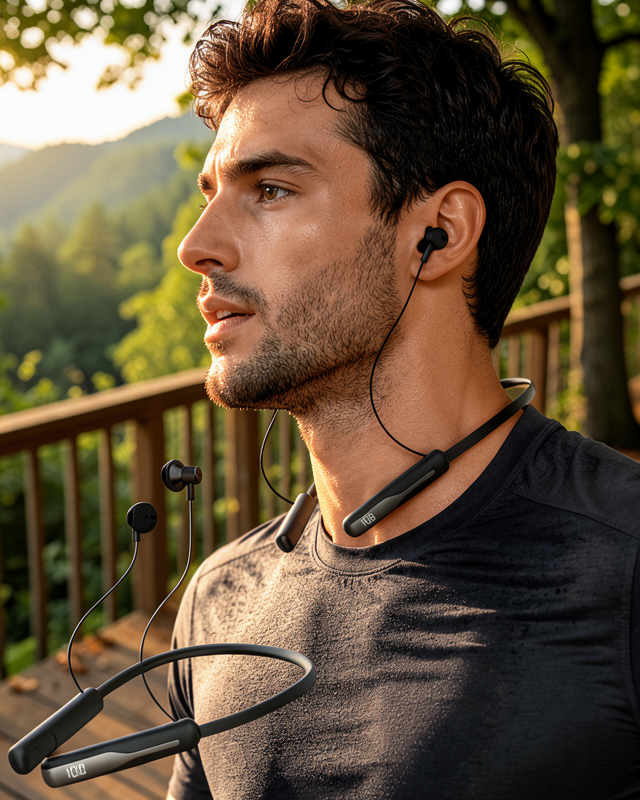 Kablosuz Neckband Kulaklık Bluetooth 5.4 Manyetik Tasarımlı