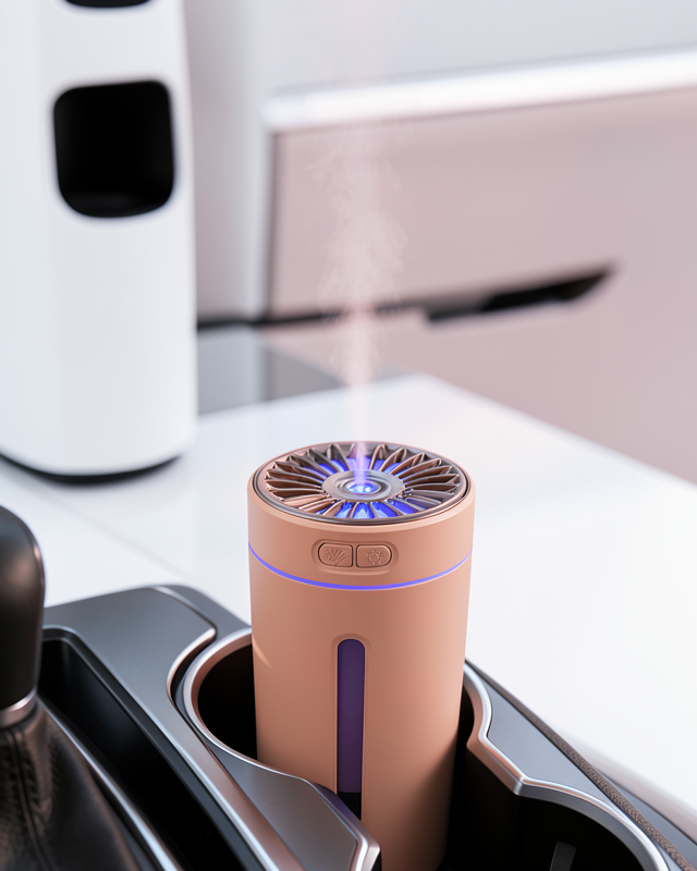5 Esans Hediyeli RGB Işıklı Şarjlı Hava Nemlendirici Aroma Difüzörü