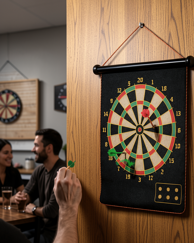 Katlanabilir Manyetik Dart Oyunu Zararsız Dart Okları ile Güvenli Eğlence