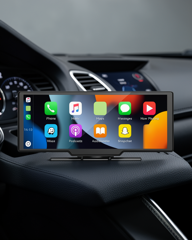 Honda Civic, Jazz, HR-V, CR-V, Nissan Qashqai, Micra, Juke,Uyumlu Kablosuz CarPlay & Android Auto Multimedya – Geri Görüş Kameralı