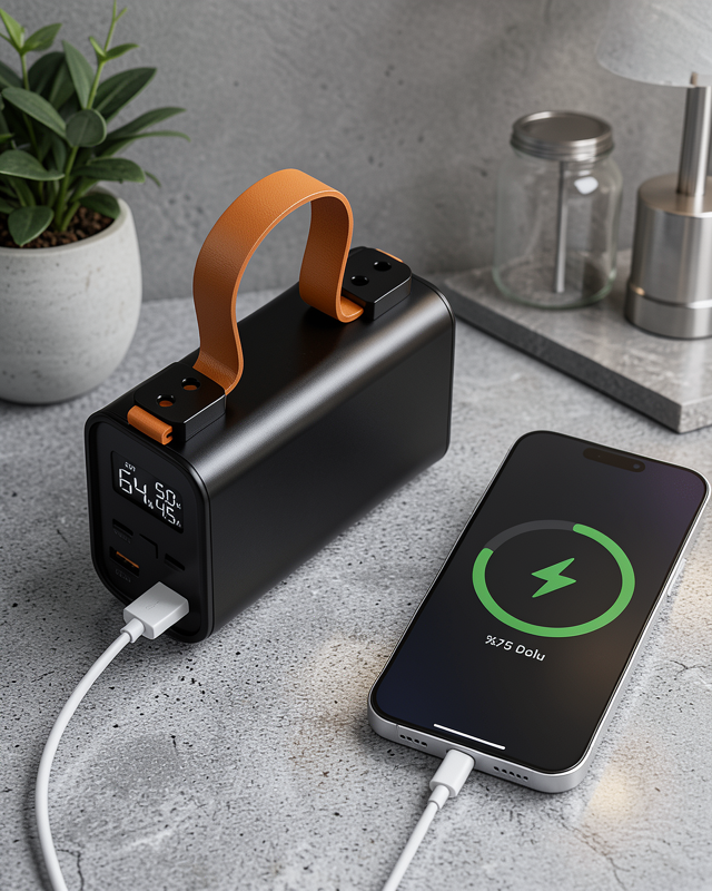 50000 mAh Powerbank Süper Hızlı Şarj LED Göstergeli Taşınabilir Şarj Cihazı