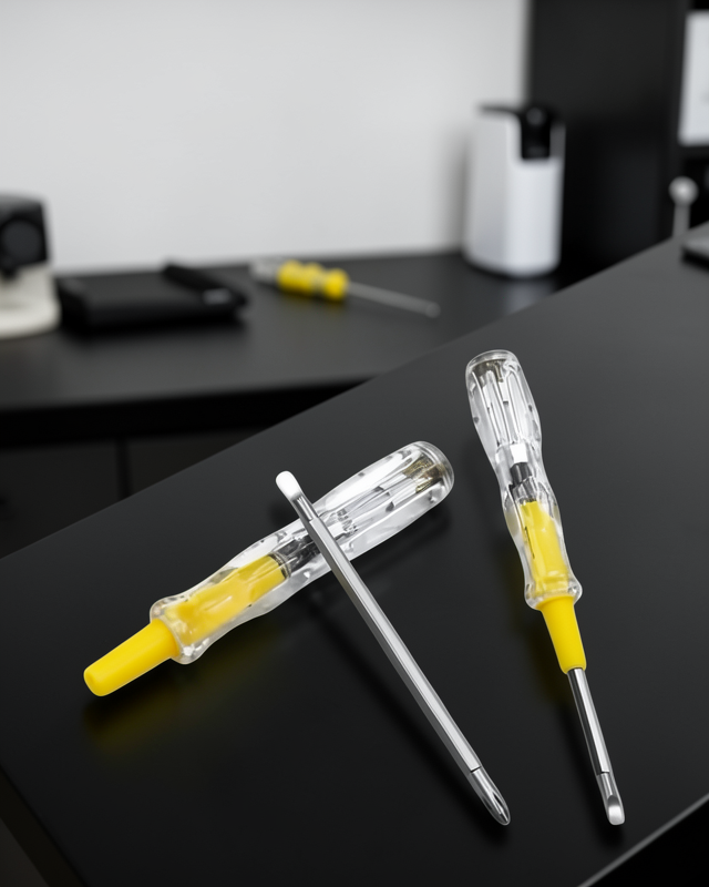 Kontrol Kalemi Nikel Kaplama Çift Başlıklı Test Cihazı