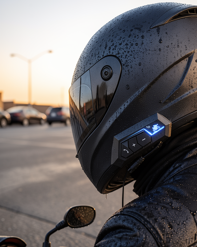 Kablosuz Motosiklet Kask Kulaklığı Bluetooth Mikrofonlu Sürüş Sistemi