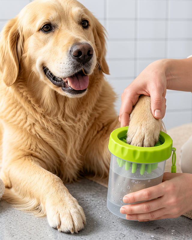 KÖPEK AYAK YIKAMA