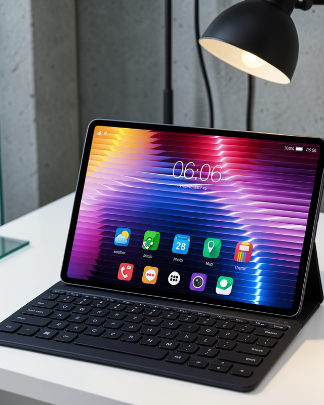 Çok Amaçlı Android Tablet Seti Klavye Kalem ve Koruyucu Aksesuarlı