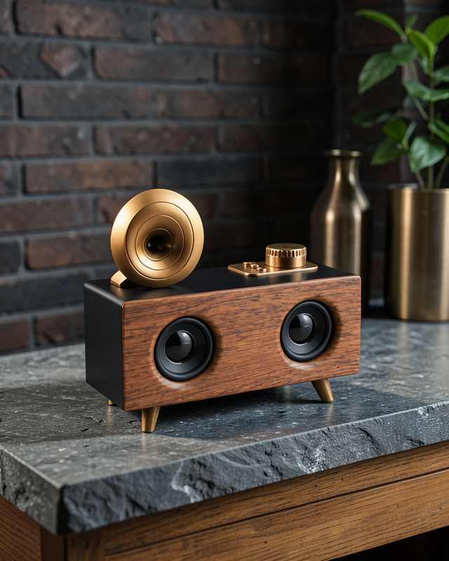 Nostaljik Radyo Bluetooth Bağlantılı Şarjlı Yüksek Ses Kaliteli