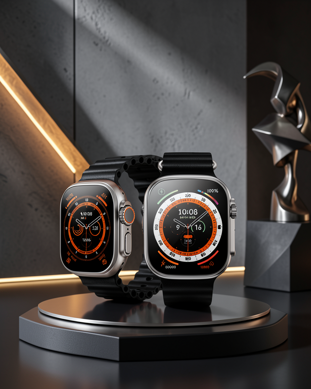 Akıllı Saat Android ve İOS Uyumlu 49 MM NFC Özelliği GPS Takibi