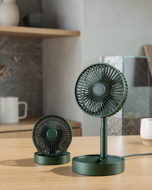 Soğutucu Vantilatör Telefon Standlı Mini Fan