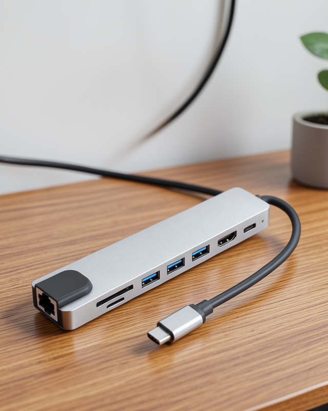 Çevirici Dönüştürücü Adaptör Macbook 3 In 1 Type-C To Hdmı USB 3.0