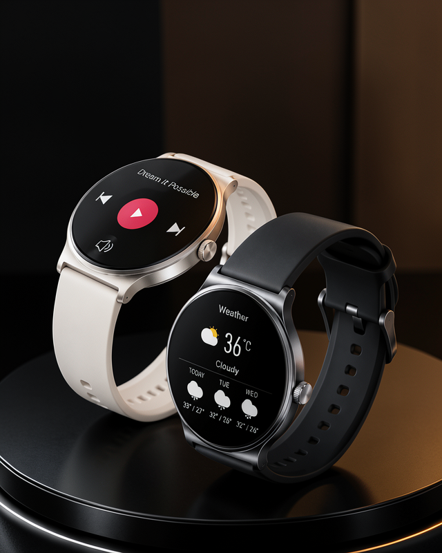 Akıllı Saat Sesli Görüşme Bluetooth Bağlantılı 3 Kordonlu