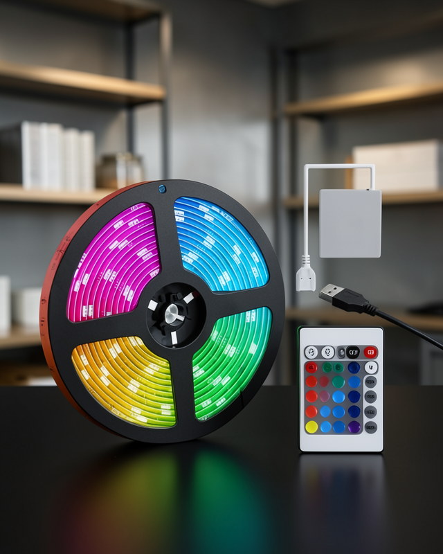 Smart Şerit Led TV Arkası Renkli Kumandalı 10 Metre
