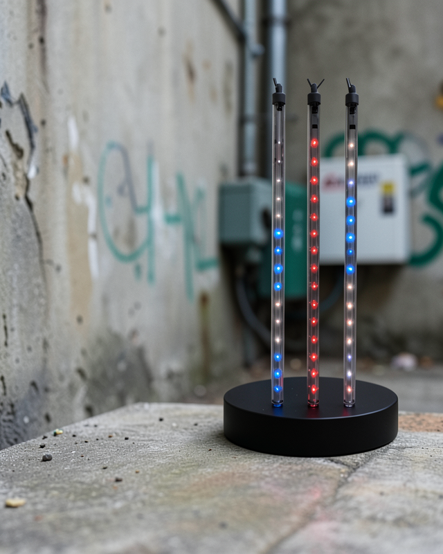 RGB LED Dış Ve İç Mekan Süsleme Işığı 10 Çubuklu Şerit
