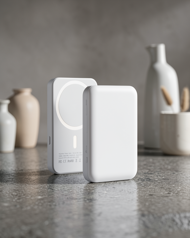 15W MagSafe Uyumlu Manyetik Kablosuz Powerbank 5000 mAh