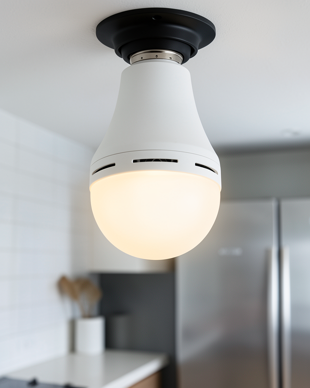 Şarjlı LED Ampul 6500K Soğuk Beyaz E27 Duy Enerji Tasarruflu