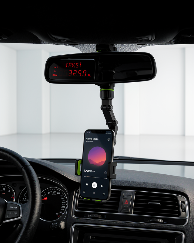 Dikiz Aynası Telefon Tutucu Katlanabilir Ayarlanabilir Araç İçi Telefon Standı