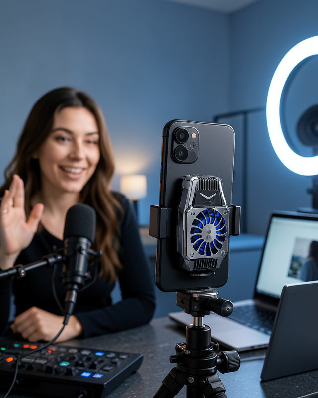Telefon Soğutucu Fan Güçlü Hava Akışı ile Etkili Soğutma