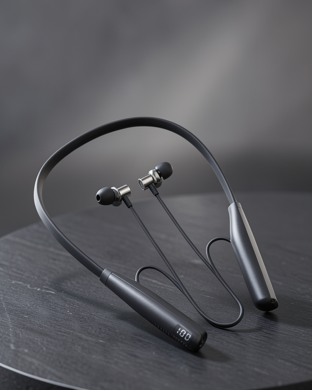 Boyun Bantlı Bluetooth Kulaklık Yüksek Ses Kaliteli 100 Saat Kulaklık