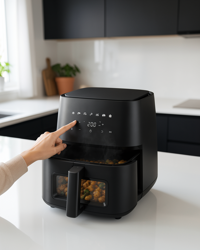 Dijital Dokunmatik Air Fryer Yağsız Sıcak Hava Fritözü