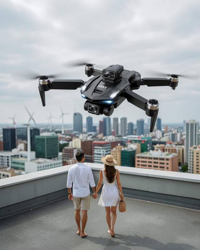 Taşınabilir Katlanabilir Drone ile Açık Alanlarda Keyifli Uçuş Deneyimi