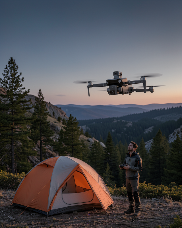 GPS Destekli Katlanabilir Çift Kameralı Drone Ekranlı Kumandalı