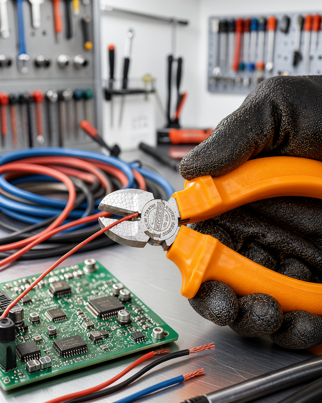Ergonomik Saplı Hassas Kesim Sunan Dövme Çelik Yan Keski