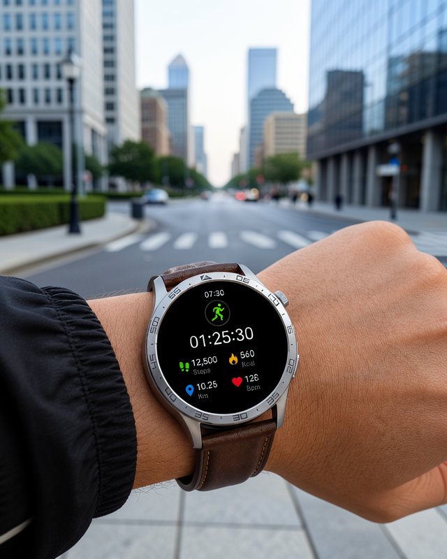 Bluetooth Bağlantılı Günlük Yaşam ve Spor Takip Akıllı Saati