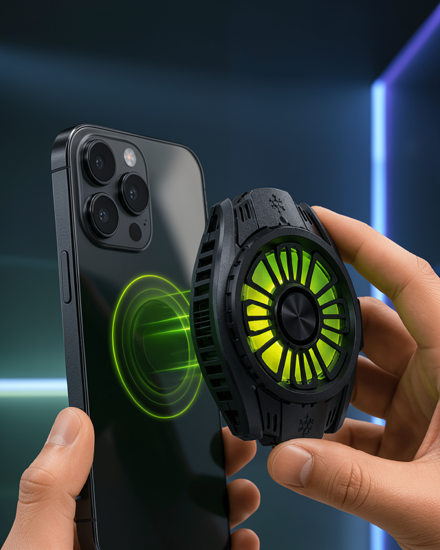 Soğutma Teknolojili RGB Işıklı Telefon Soğutucu