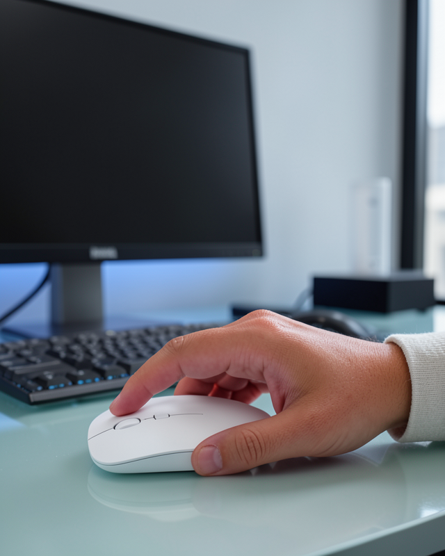 Kablosuz Bluetooth Oyuncu Mouse Sessiz Tıklama Ergonomik Wireless Fare