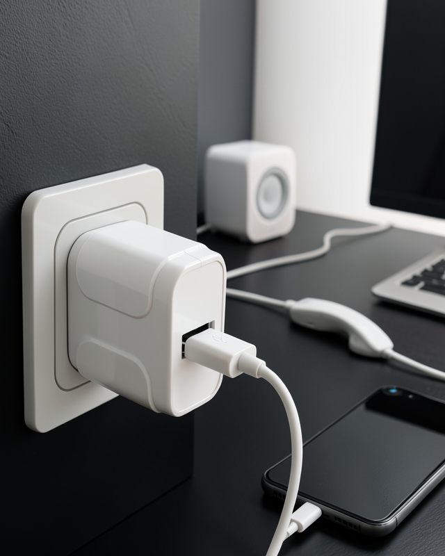 12W USB Şarj Adaptörü 5V 2.4A Hızlı ve Güvenli Şarj Başlığı