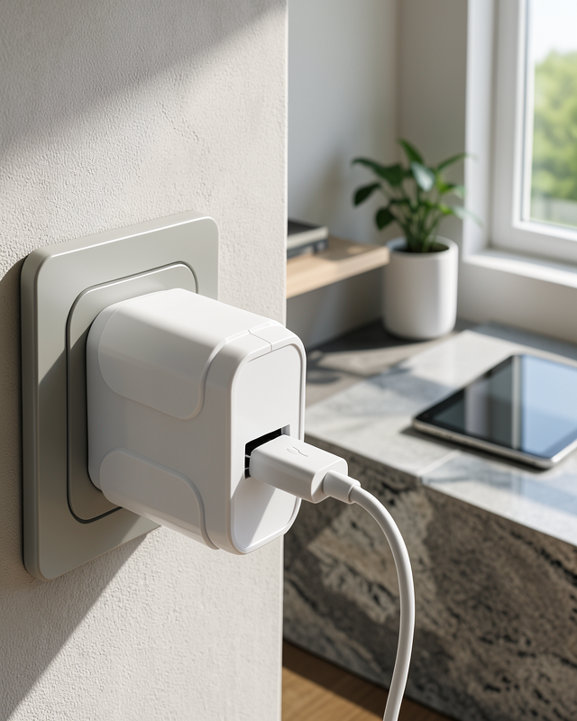 Pratik ve Kompakt Tasarımlı 12W USB Telefon Şarj Adaptörü