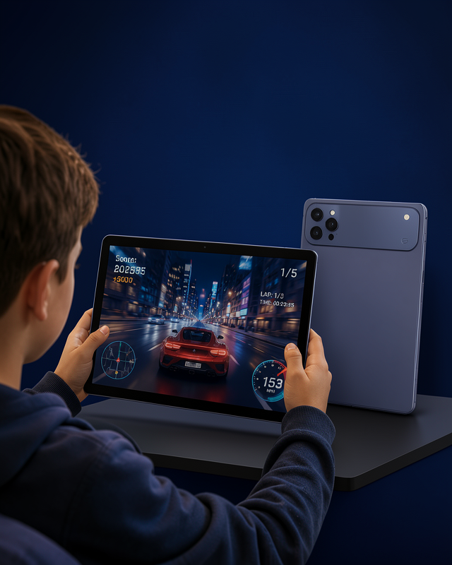 10.1 İnç Tablet 6800 mAh Batarya Çift Hoparlörlü Yeni Nesil