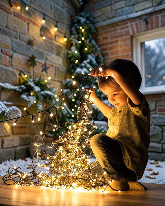10 Metre Led Işık Saçaklı Dekoratif Şerit Led